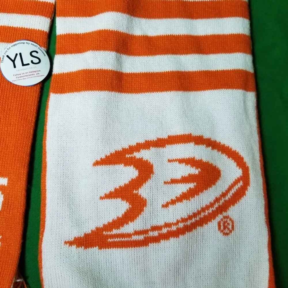 Anaheim Ducks Orange Alliance 2019-20 Season Ticket Holder Scarf EUC